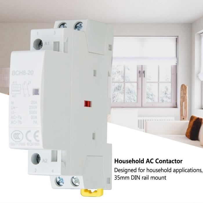 CONTACTEUR DOMESTIQUE MONTAGE Rail Automatique Plastique Contact Domestique 315370578298