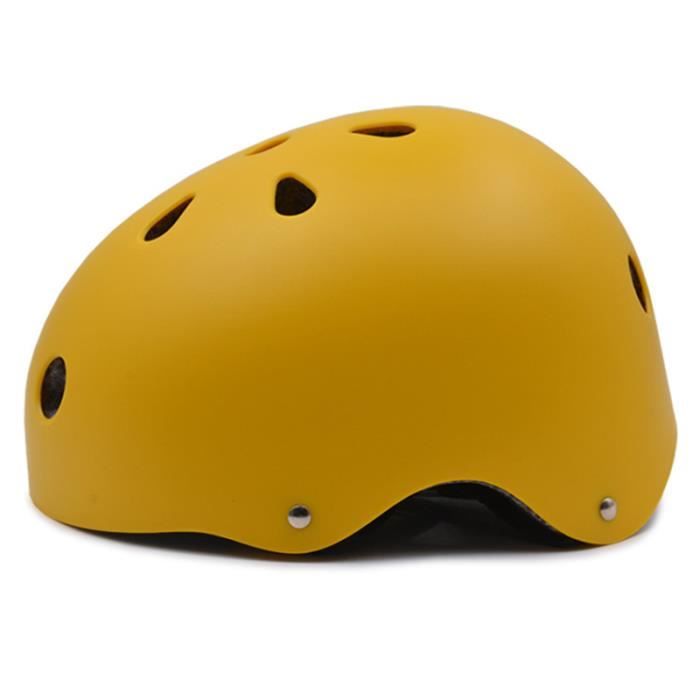 Rouge L 59 62CM Casque de velo rond pour hommes et femmes taille de tete reglable casques de velo de ro Cdiscount Sport