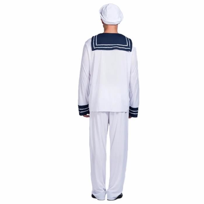 Marin M Costume de Carnaval pour Homme Marin Capitaine IxMedievale Tenue d Halloween Style Americain Cdiscount