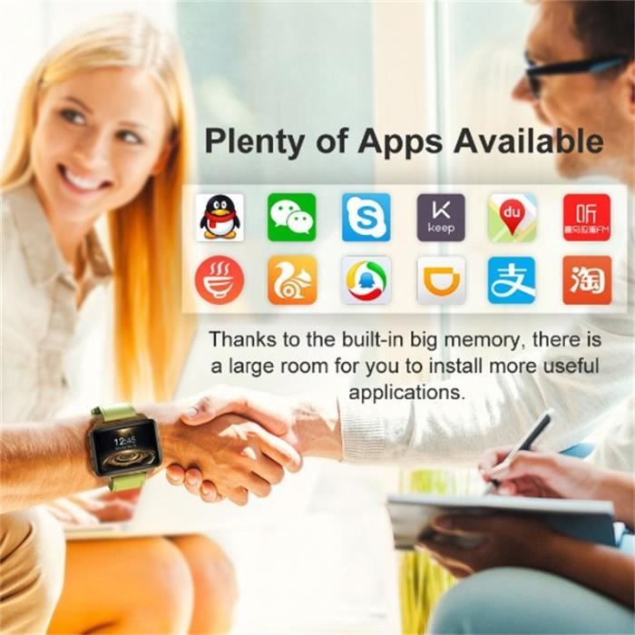 LEMFO LEM4 Pro 2.2 pouces affichage 3G montre intelligente Android