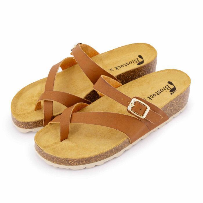 Mules entre doigts BIOSTOCK Pontiac will 013 130 Femme Marron Synthetique Marron Cdiscount Chaussures