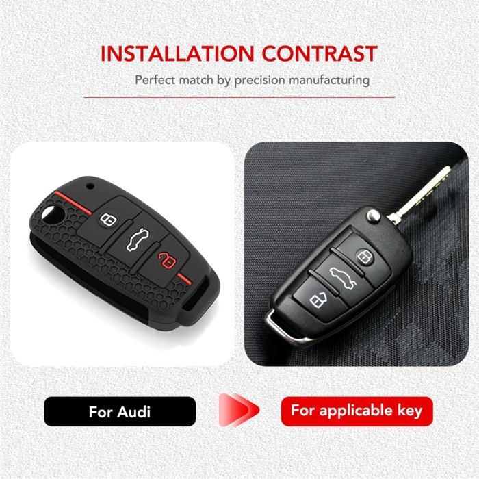 Coque Clé PLIP Audi A1, A3, A4, A5, A6, A8, Q7, TT