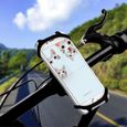 Support Universel 360° Guidon Vélo Moto VTT Scooter Téléphone Smartphone GPS # Couleur: Jaune-0