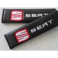 2 x protege ceinture fourreaux SEAT look carbone deluxe-0