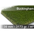 Snapstyle - Buckingham - Tapis type luxe gazon artificiel - pour Jardin, Terrasse, Balcon - Vert - 200x50 cm-0