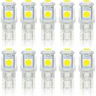 CANDORE Pack 10 Ampoules|Premium T10 Led|Intérieur, Plaque Immatriculation, Feu Position