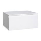 MOB-IN Meuble tiroir /Module de rangement Salle de Bain WILL Blanc Blanc