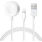 SWONUK Chargeur sans fil pour apple watch, 2 en 1 Câble de charge magnétique pour Apple Watch et iphone
