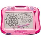 Ardoise MEGASKETCHER Classique - TOMY - Rose - Crayon magnétique et tampons inclus