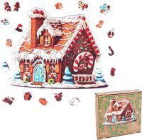 Puzzle en bois pour Toute la Famille - Gingerbread - 100 Éléments - Milliwood