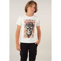 DEELUXE T-shirt col rond polyester CLEM White
