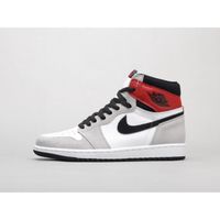 Chaussures de basket Nike - Air Jordan 1 High OG Smoke Grey (GS) - Blanc - Smoke Ash - Small Union