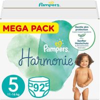 PAMPERS HARMONIE TAILLE 5 92 COUCHES (11-16 KG)