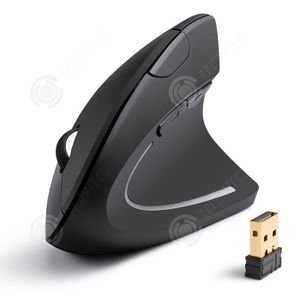 Souris Verticale Ergonomique Sans Fil Uxsjakjsd - Angle 52°, Clics Silencieux, 1600 DPI, Rechargeable USB-C