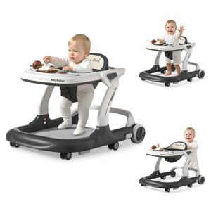 Trotteur Bébé Evolutif PoussettesTrotteur Pliant Anti-Renversement Pour Tout-Petit 6 Mois Et