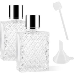 VAPORISATEUR VIDE Flacon Parfum Vide 100Ml 2 Pièces Portable Réutili