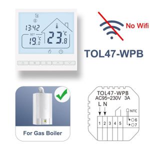 PLANCHER CHAUFFANT Tol47-wpb - Thermostat de sol chaud pour chaudière