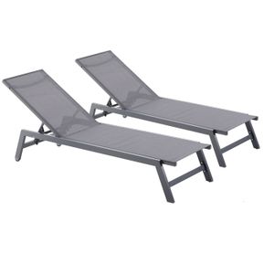 Lot 2 Transat Jardin Achat Vente Pas Cher