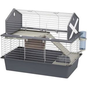 CAGE Cage pour lapins avec accessoires 78 x 48 x 65 cm 