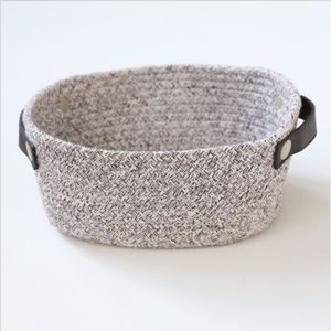 Coton corde panier de rangement tiss/é,p/épini/ère de m/énage panier de rangement en tissu panier organisateur de stockage pour la blanchisserie p/épini/ère b/éb/é stockage de jouets d/écor /à la