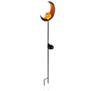 LAMPE DE JARDIN  TD® Solaire Lampadaire extérieur - LED rétro fer solaire simuler flamme pelouse lampe pour jardin extérieur paysage décor lampe