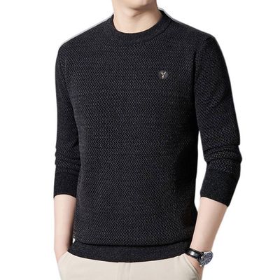 Pull col rond homme pas cher - mode Homme - noir