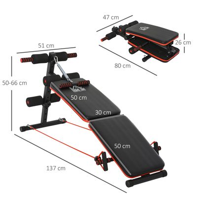 Banc De Musculation Réglable Multifonction – Inclinaison 105 à 180°, Structure Acier, Poids Max 120 Kg, Noir