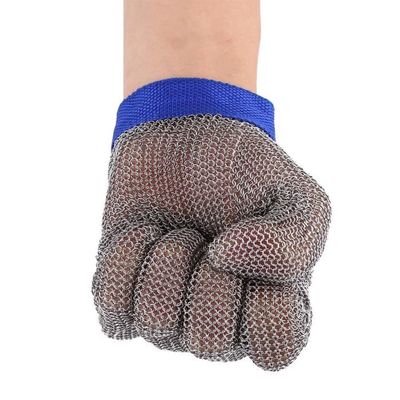Gant Anti-Coupure Niveau 9 TIST - Gant Acier Inoxydable Chef Boucher Sécurité Mandoline Huître