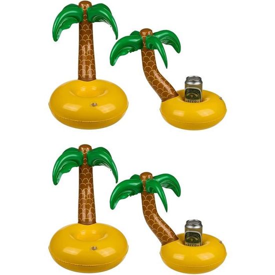 Seau À Glace Gonflable Porte-Boisson Flottant Piscine Servant Plateau Salade De