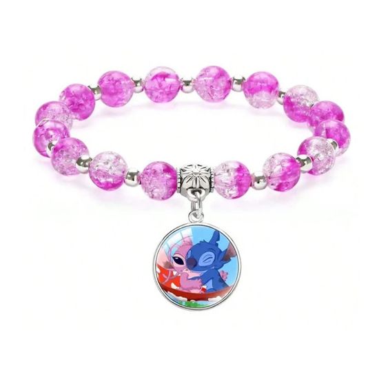 6 Lilo & Stitch Friendship Bracelets – Adjustable Wax Cord With Charms | Party Bag Fillers Gifts 6 thumbnail image