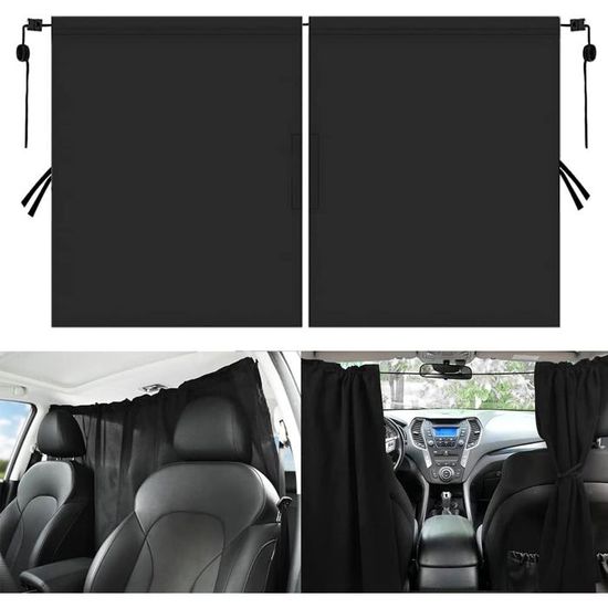 Rideaux De Séparation Pour Voiture – Protection Solaire Et Intimité, Pour Dormir, Allaiter, Changer – 4 Pièces - 8