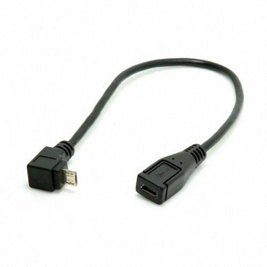 Chenyang Micro USB 2.0 Verlängerungskabel, 0,5 M, 5-polig – Für Dashcam, GPS, Kamera & Mehr