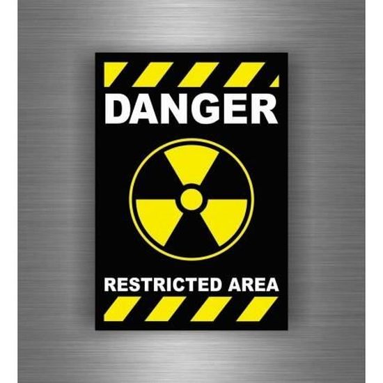 Autocollant Sticker Danger Restricted Area Nucleaire Aire Dangereuse Logo 12 Taille 15 Cm Cdiscount Auto Autocollant Sticker Danger Restricted Area Nucleaire Aire Dangereuse Logo 12 Taille 15 Cm Cdiscount Auto