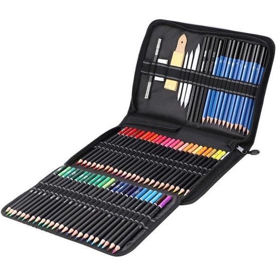 IMALPQPP Kit Dessin 27 pièces, Crayon Dessin Professionnel, Materiel Dessin Complet avec Crayons et fusains, Ensemble Polyvalent pour esquisses et ombrages pour débutants et Artistes IMALPQPP Kit Dessin 27 pièces, Crayon Dessin Professionnel, Materiel Dessin Complet avec Crayons et fusains, Ensemble Polyvalent pour esquisses et ombrages pour débutants et Artistes