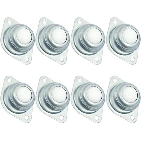 12 Roulettes à Billes Transfert Pour Meubles Lourds - Capacité 20kg/Unité, Rotation 360° Silencieuse
