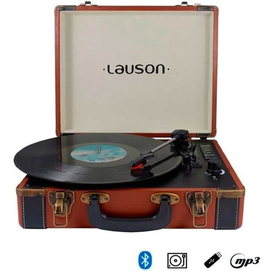 Lauson CL617 Platine Vinyle Bluetooth avec Haut-parleurs Stéréo