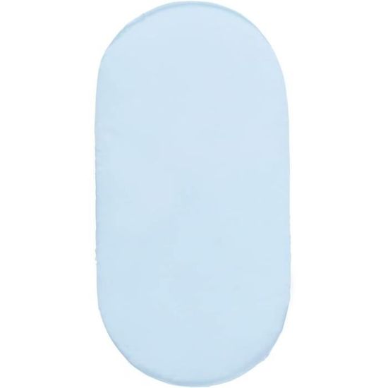mimaDu - Lot de 2 Drap Housse pour bébés en 100% Coton Oeko-Tex 75 x 35