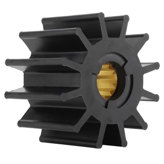 Turbine De Pompe à Eau De Rechange Pour Moteur Hors-Bord 9.9/15hp - Référence 47-F436065-2 - Diamètre ~57mm, Pour Sears Gamefisher (Modèles 1986-1997) - Caoutchouc Néoprène