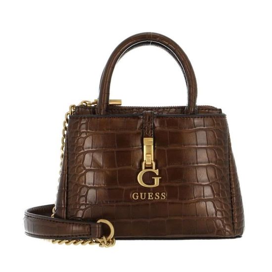 GUESS G James Mini Satchel Bag Bronze 241258 sac paule