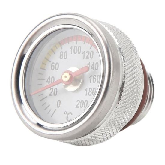 Jauge De Température D'huile Voiture 52 Mm YCTZE - Plage 50-150°C, 12V, Noir Et Blanc, Facile à Installer