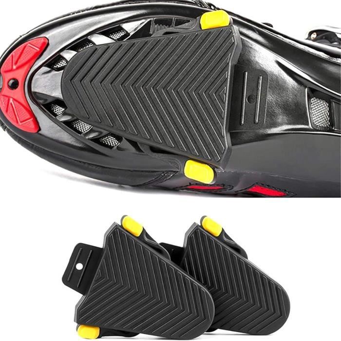 Paire De Pédales Plates Vélo BMX / VTT - Aluminium Noir - Universelles 7.5x3.7cm