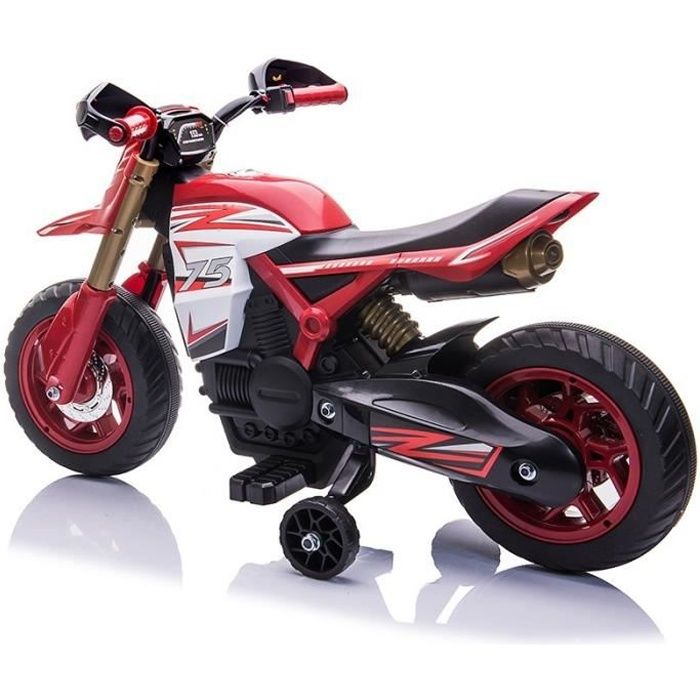 Moto Ataa Enduro Rouge - Moto électique pour enfant avec batterie