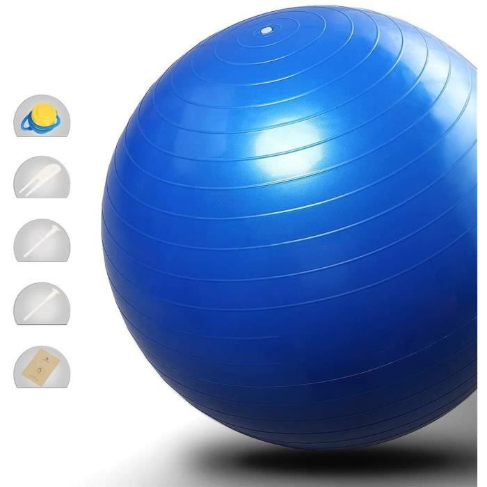 Ballon Fitness Balles d'exercices Ballon suisse Boule de yoga Ballon d'exercice 65cm Anti Burst Anti Slip Grand ballon suisse f50