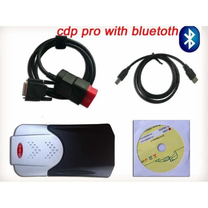 2018 avec bluetooth 2016 R0 cd sans keygen Nouveau VCI VD ds150e CDP pour delphis pour voitures et camions - Type no bluetooth