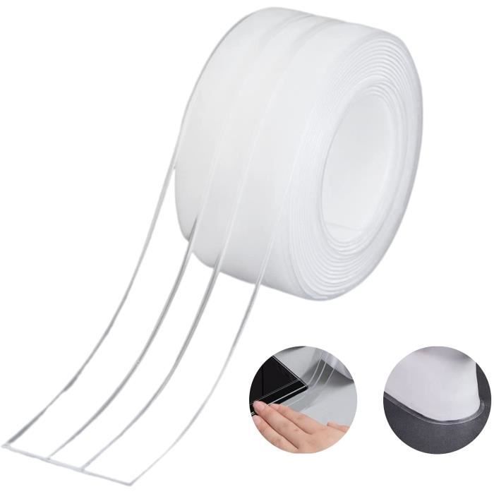 Bande d'Etanchéité Auto-adhésive,bande etancheite salle de bain,Ruban Caulk,Imperméable,Mildiou,Prévention,Cafard,pour Cuisine,1pcs