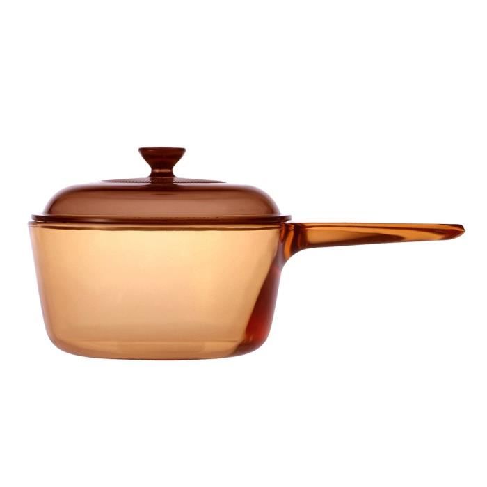 VISIONS Casserole en verre avec couvercle 1.5L