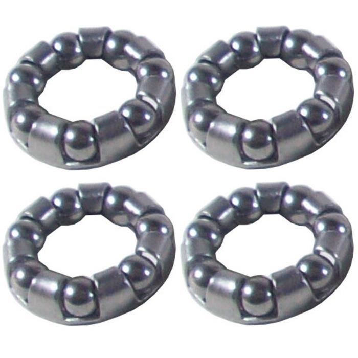 4x ROULEMENT Cage A Billes PEDALIER 7 Billes Roue Velo 1/4\
