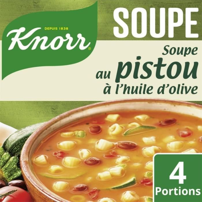 KNORR - Soupe Au Pistou 80G - Lot De 4