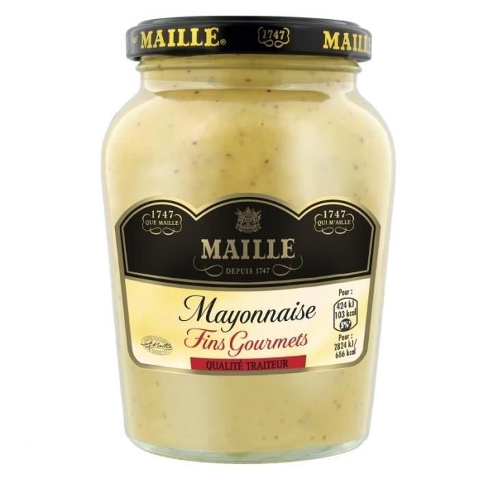 Maille Mayonnaise Fins Gourmets Qualité Traiteur 320g (lot de 6)