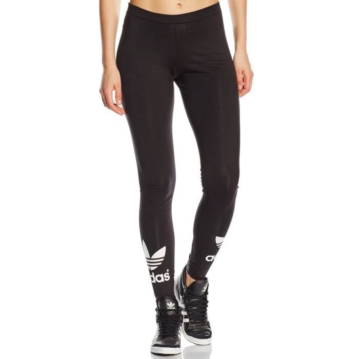 Adidas TRF Leggings Femme Coton Elasthanne Noir
